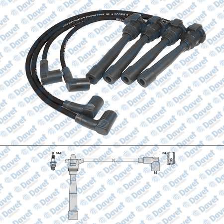 BUJI KABLOSU FIAT ALBEA - PALIO - BRAVA - BRAVO - PUNTO - MAREA 1.2I 16V