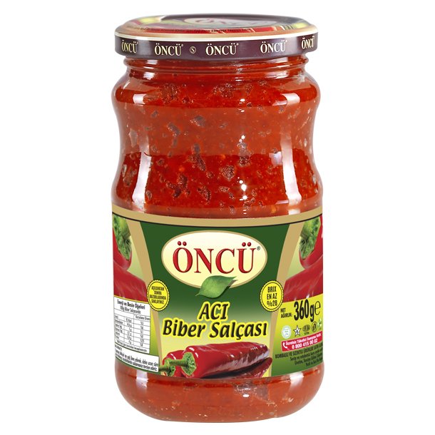 Öncü Acı Biber Salçası 360 Gr