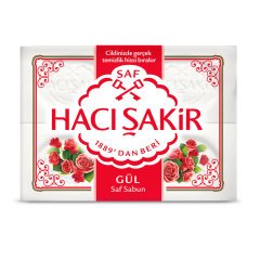 Hacı Şakir Gül Beyaz Kalıp Sabun 4X150GR