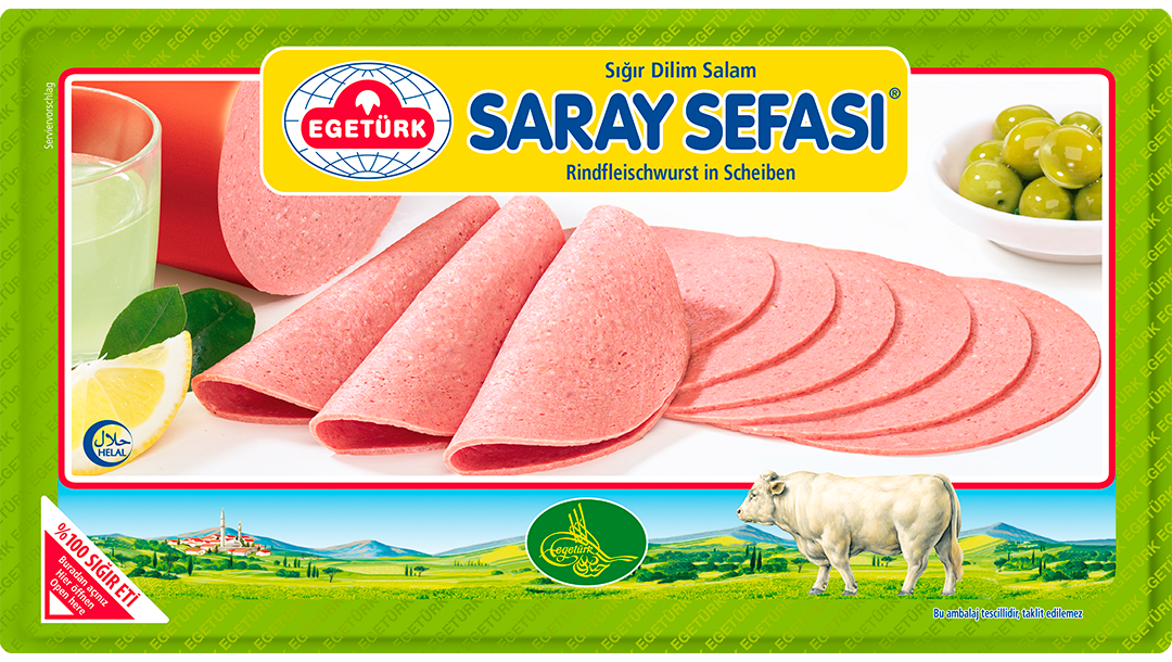 Egeturk Saray Sefası Sığır Dilim Salam 100 Gr