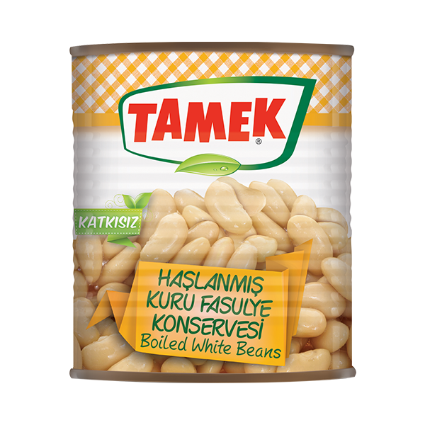 Tamek Haşlanmış Kuru Fasulye Konservesi 800 Gr