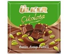 Ülker Antep Fıstıklı Sütlü Kare Çikolata 65 Gr