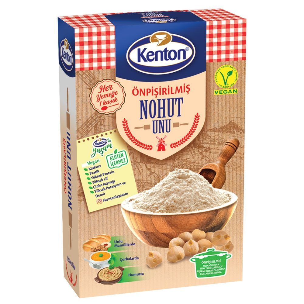 Kenton Ön Pişirilmiş Nohut Unu 250 Gr