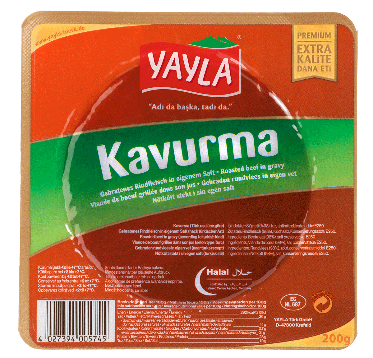 Yayla Kavurma 200 gr