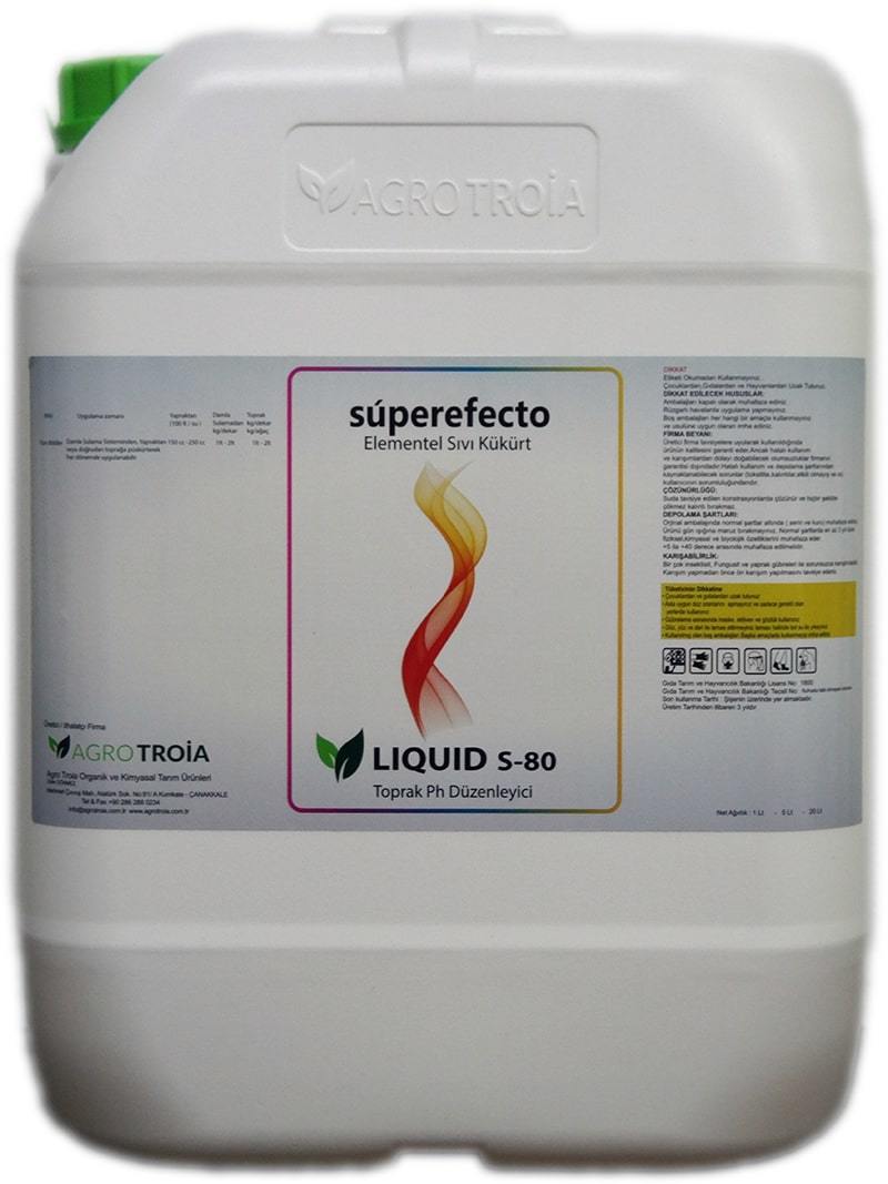 Liquid S-80 Sıvı Kükürt 20 Litre
