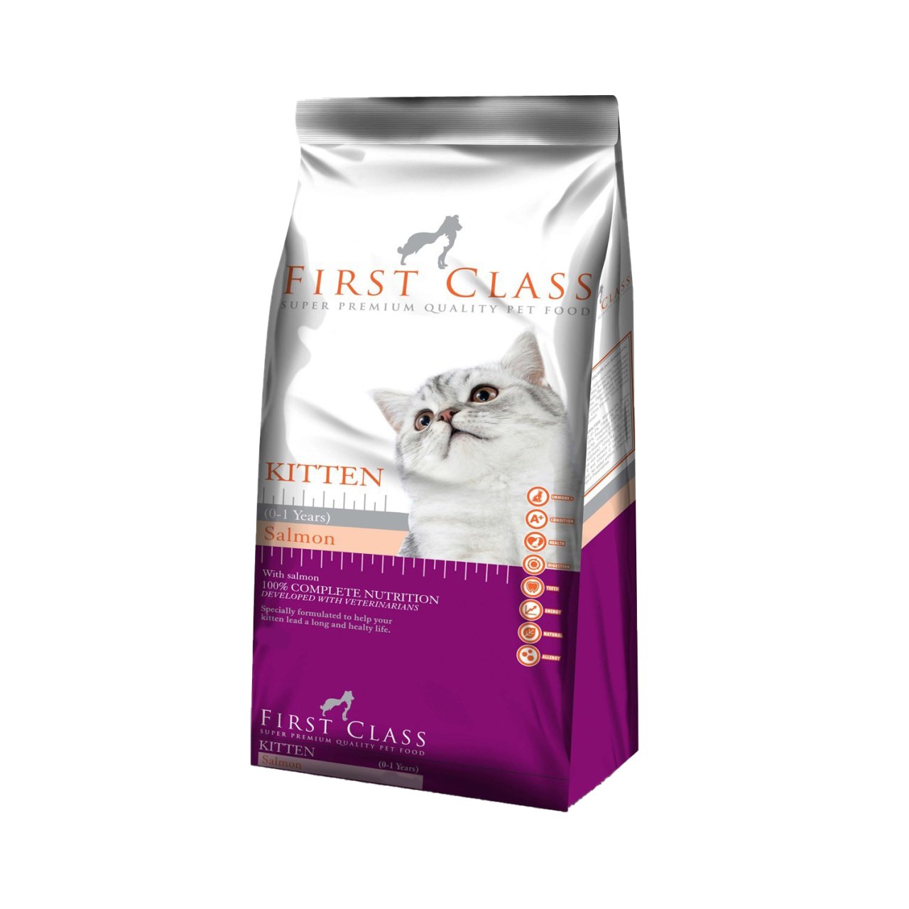 First Class Süper Premium Somonlu Yavru Kedi Maması 2 Kg