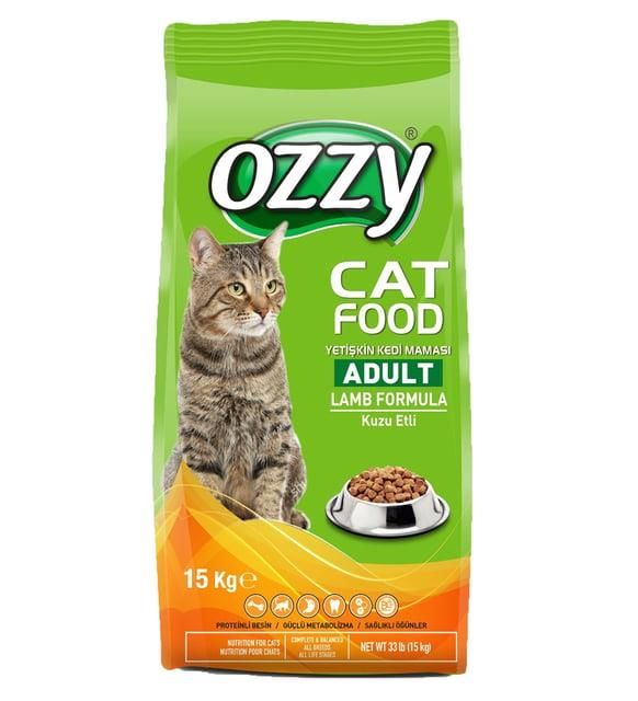 Ozzy Kuzu Etli Yetişkin Kedi Maması 15 Kg