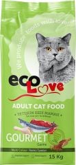 Eco Love Multi Colour Gurme Kedi Maması 15 Kg