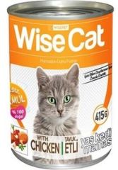 Wise Cat Tavuk Etli Yetişkin Kedi Konservesi 400 Gr 20 Adet