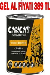 CanCat Tavuk Etli Yetişkin Kedi Konservesi 400 Gr 20 Adet