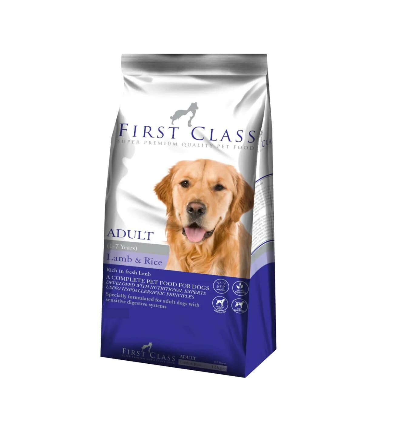 First Class Kuzu Etli Yetişkin Köpek Maması 10 Kg