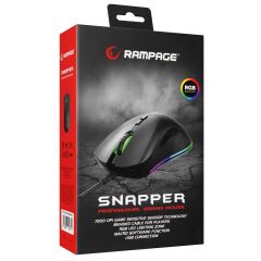 Rampage SMX-R53 Snapper USB 7200 dpi RGB Gaming Oyuncu Mouse