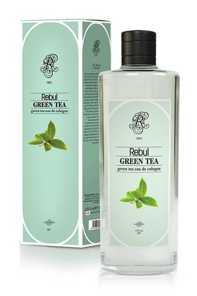 REBUL GREEN TEA 270 ML KOLONYA CAM ŞİŞE DÖKME