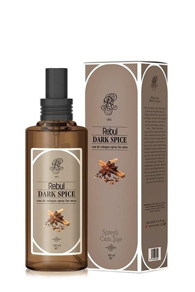 REBUL DARK SPICE 100 ML KOLONYA CAM ŞİŞE SPREY