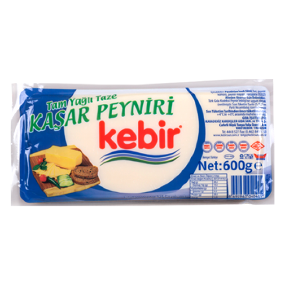 TAM YAĞLI TAZE KAŞAR PEYNİRİ 600GR