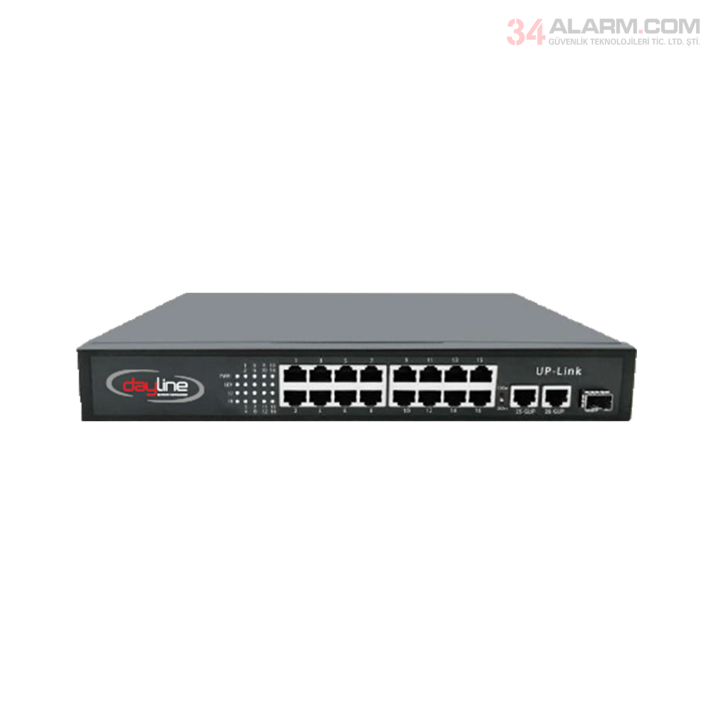 DL-3316PF 16 Port PoE Switch