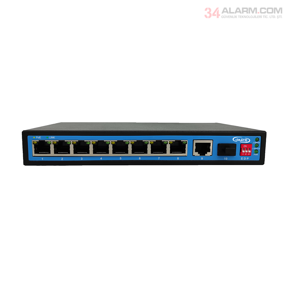 DL-3308PFG 10 Port Full Giga PoE Switch