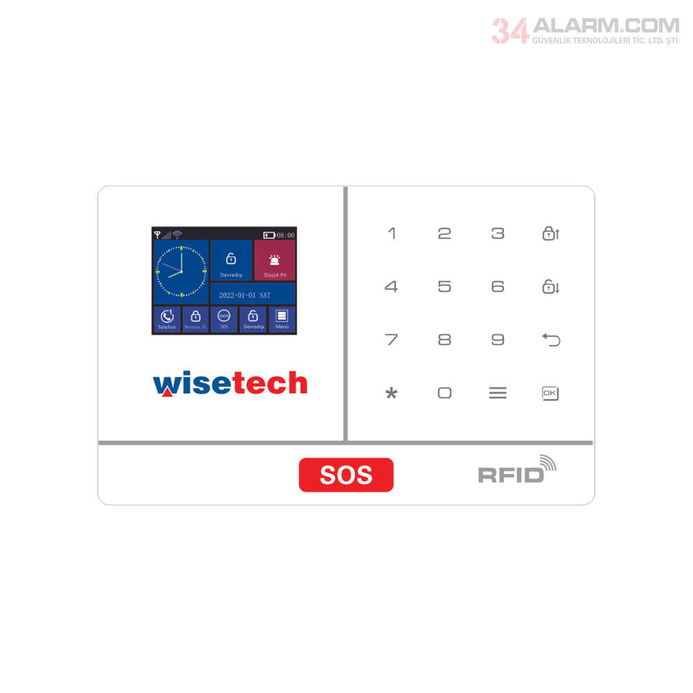WS-211 Akıllı Kablosuz Alarm Paneli
