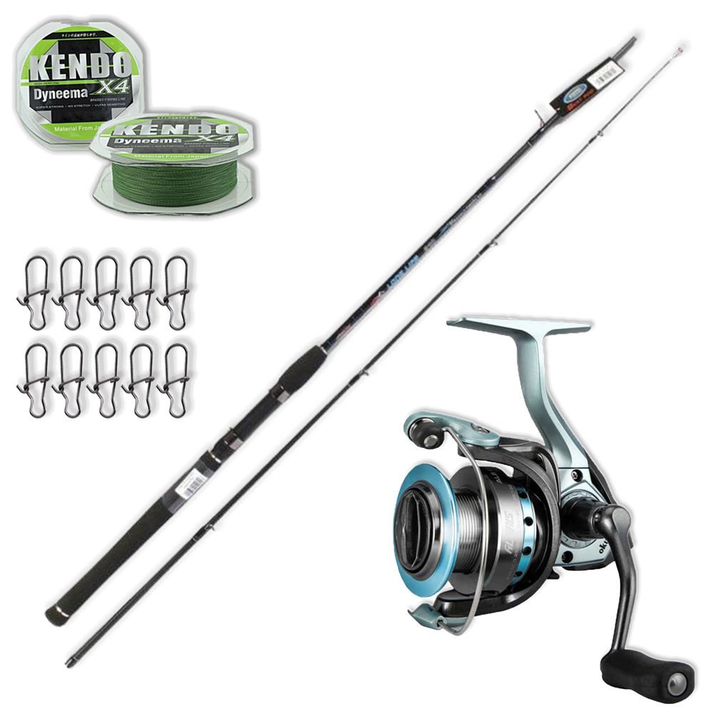 Okuma Alaris 40 - Oskar Flexx 240cm Spin Olta Seti