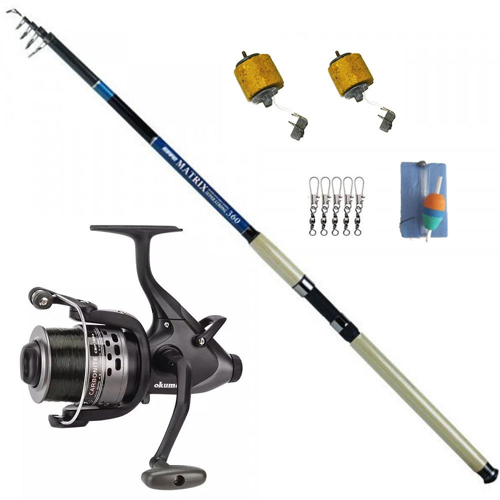 Okuma Carbonite Baitfeeder XP-155a - Effe Matrix 360cm Sazan Olta Seti