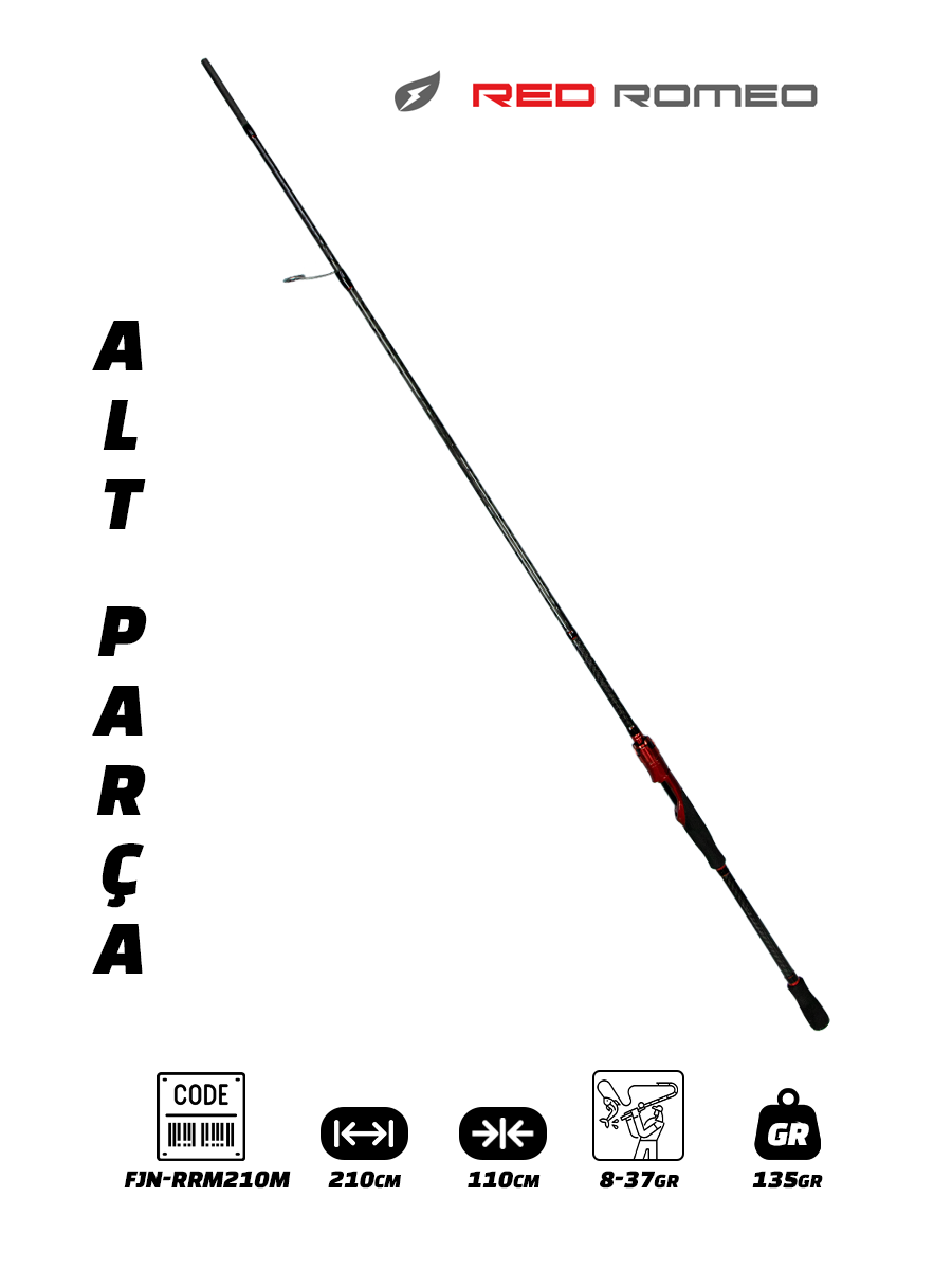 Fujin Red Romeo 210cm 8-37gr Alt Parça
