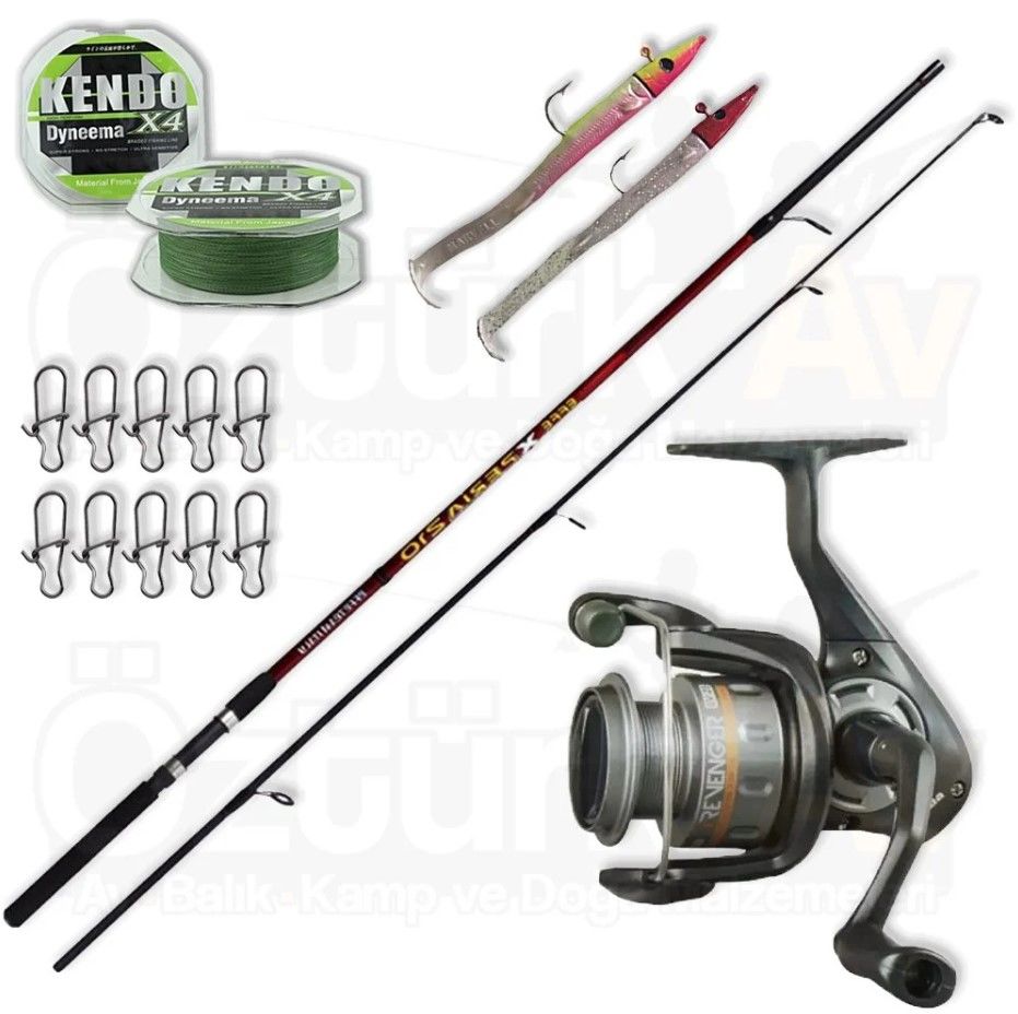 Okuma Revenger 40 - Effe Xperia 210cm Spin Olta Seti