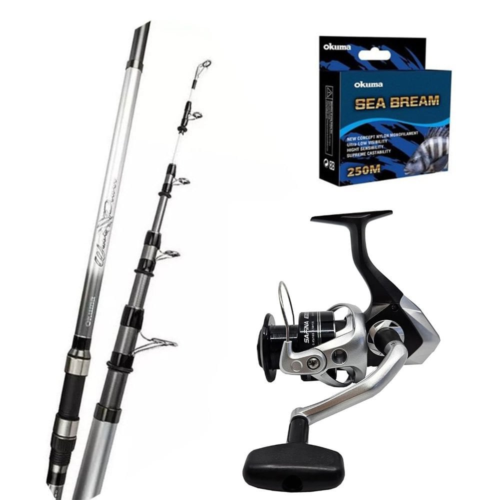 Okuma Safina SN8000 - Okuma Wave Power 420cm Surf Olta Seti