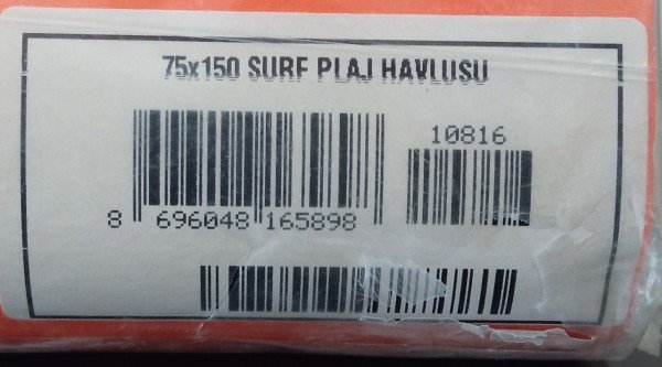 TAÇ 75X150 SURF PLAJ HAVLUSU