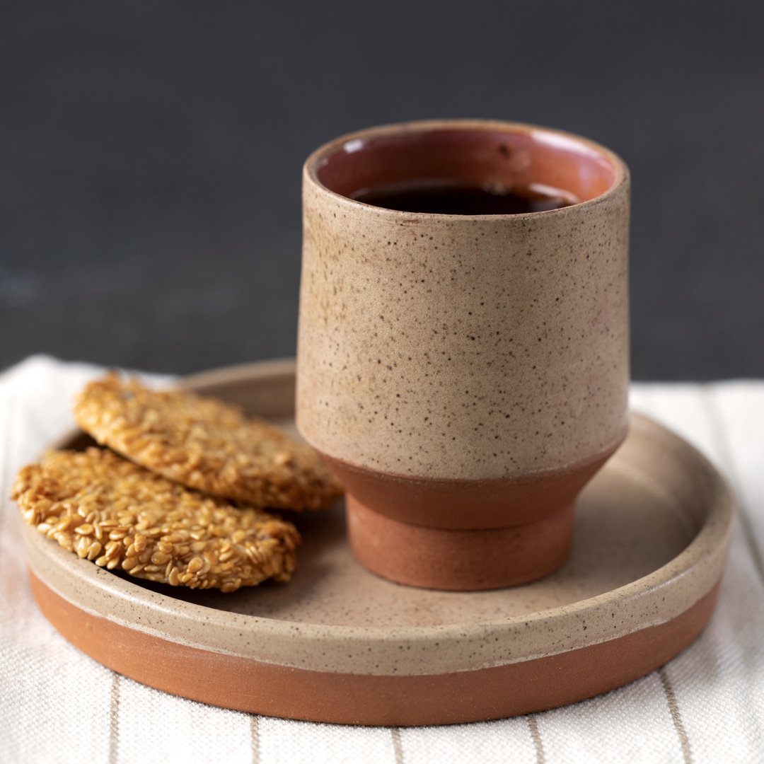 Anatolian Seramik Espresso Fincan/Naturel Bej