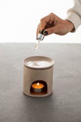 Anatolian Seramik Buhurdanlık/Kum Bej