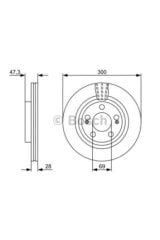 Ön Disk Takımı (Bosch) 300mm