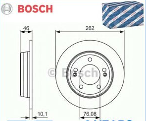 Arka Disk Takımı 262mm 5 Bijon