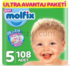 Molfix Ultra Avantaj Paketi Junior 108'li