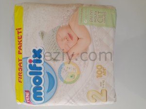 Molfix 2 numara Bebek Bezi 100 lü