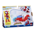 F6777 Spidey ve İnanılmaz Arkadaşları - Motorsiklet ve Figür +3 yaş