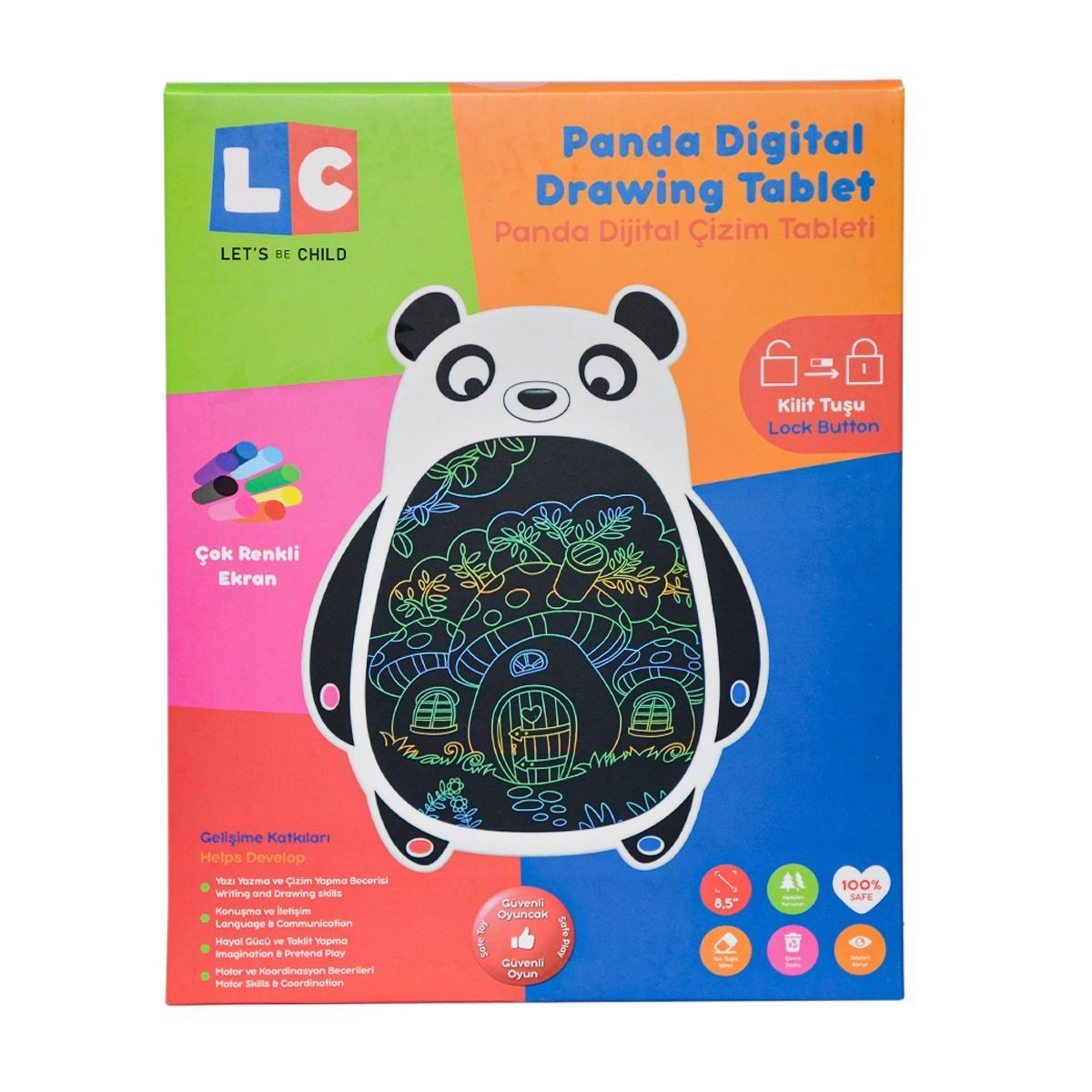 30946 Let's be Child - 8,5'' Panda Dijital Çizim Tableti