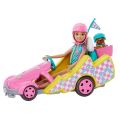 HRM08 Barbie Stacie Go-Kart Yapıyor Oyun Seti - Barbie and Stacie To The Rescue