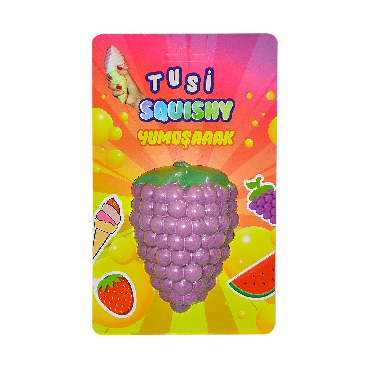 0021 Köpük Squishy Üzüm -Tusi