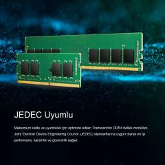 Transcend JM3200HLE-32G 32GB DDR4 3200Mhz CL22 1.2V Masaüstü Ram