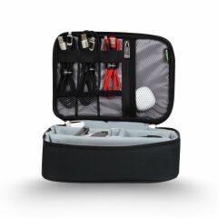NPO Comfy  Kablo, Makyaj, Lens, Mini Drone ve Aksesuar için Ayarlanabilir  Çok Amaçlı Çanta-Siyah