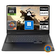 Lenovo IdeaPad Gaming 3 82SB00SBTX16 Ryzen5 7535HS 8GB 512SSD RTX2050 15.6'' FullHD W11P Taşınabilir Bilgisayar-CNT017