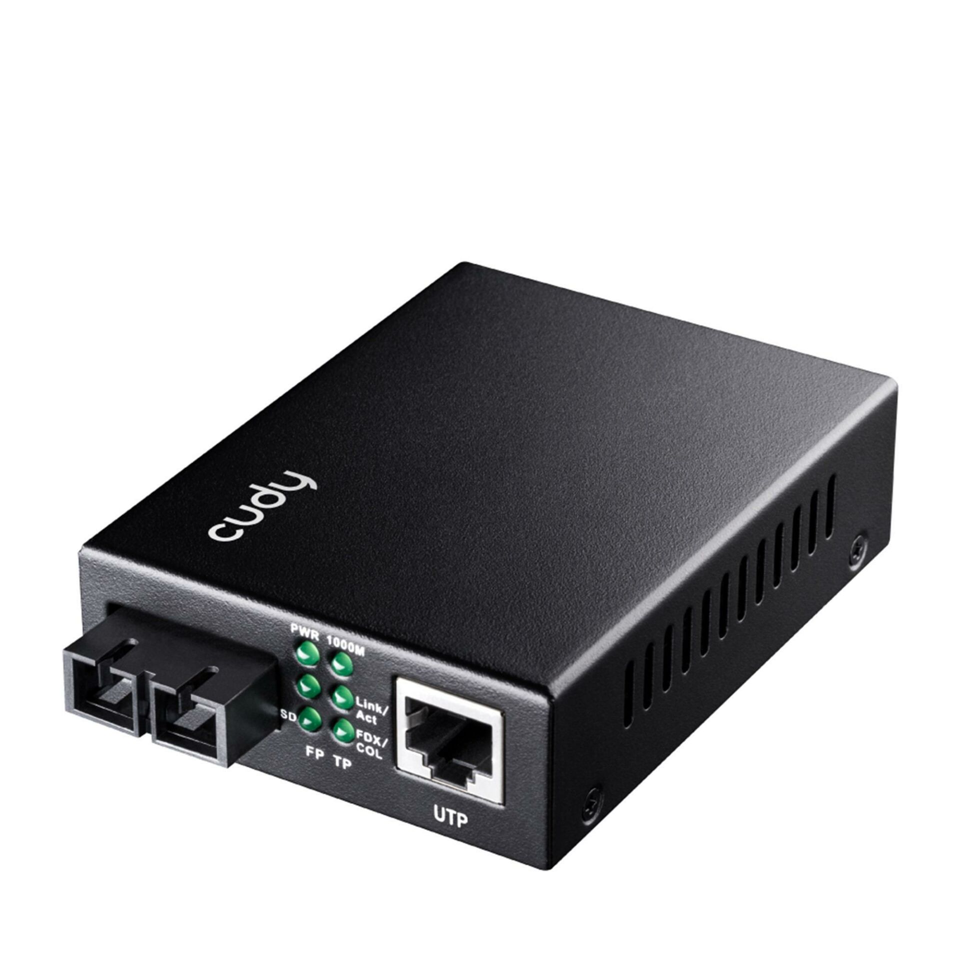 Cudy MC100GSA-20 Single Mode 20 Km Fiber Optik Gigabit Ethernet Medya Dönüştürücü Metal Switch