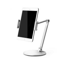 NPO STD20144LG 360°Ayarlanabilir Teleskobik 4''-13'' Ergonomik Tablet Standı Gümüş Gri