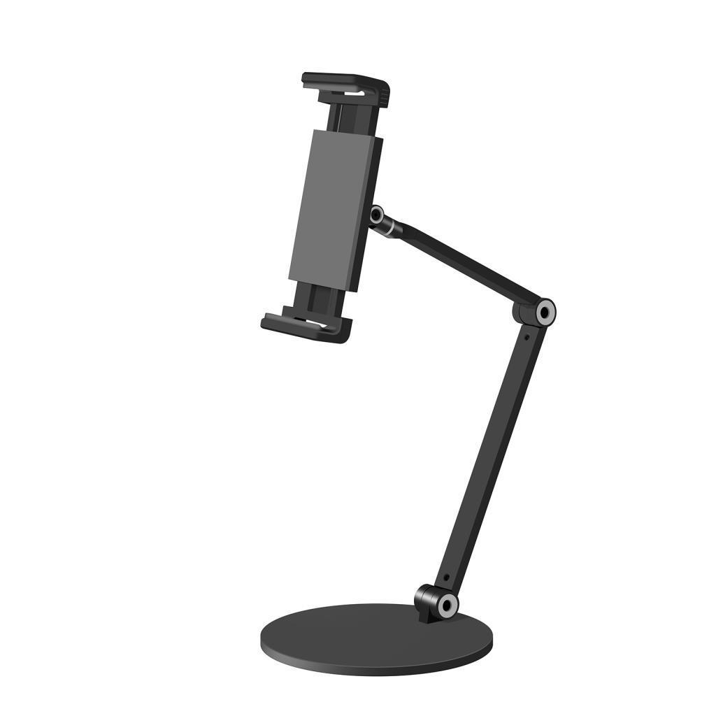 NPO STD20144LG 360° Ayarlanabilir Teleskobik 4''-13'' Ergonomik Tablet Standı Koyu Gri