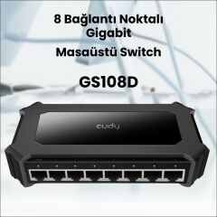 Cudy GS108D 10/100/1000M 8 Port Gigabit Switch