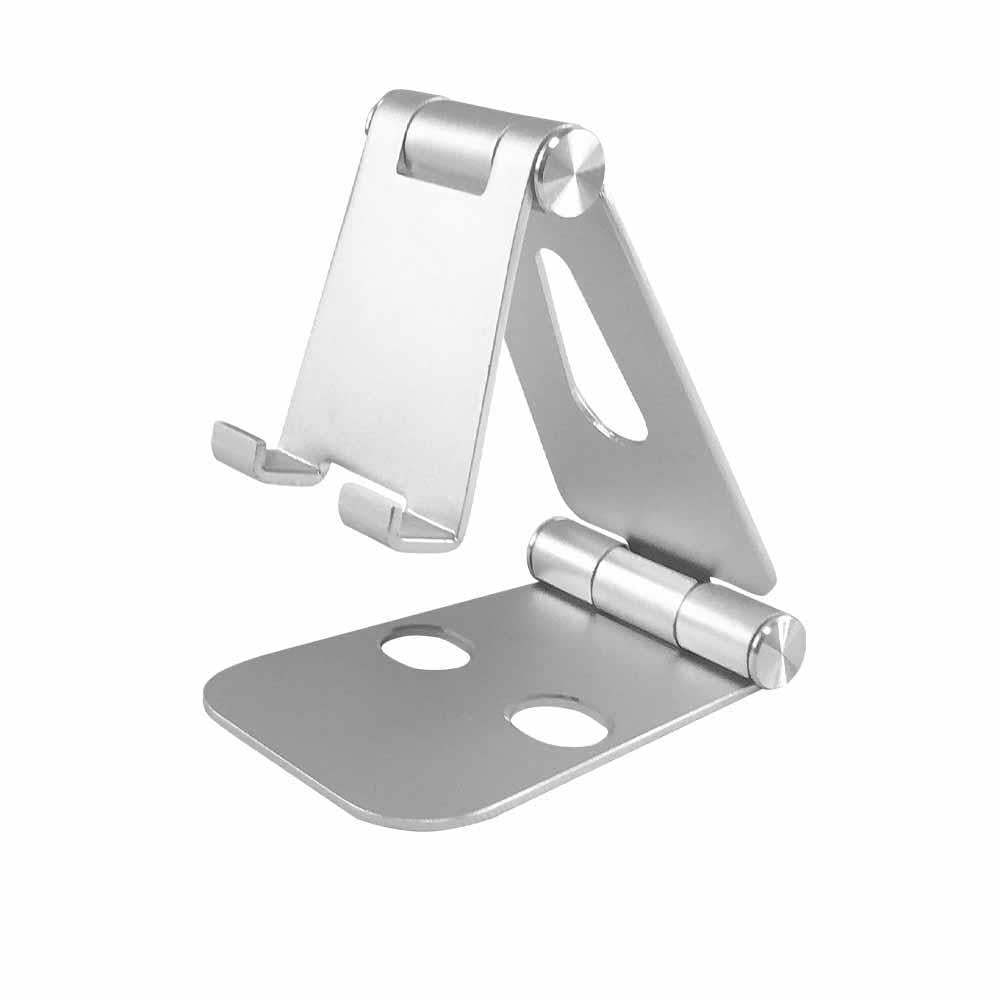 NPO STD20122S Alüminyum Ayarlanabilir Tablet ve Telefon Tutucu Stand Gümüş Gri