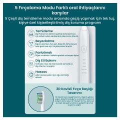 NPO Nicefeel FC163 Profesyonel, Masajlı, 600ml Diş Teli/Protez Bakım ve Ağız Duşu-Beyaz