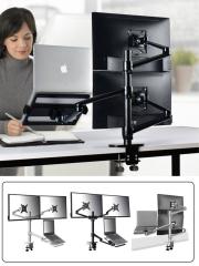 NPO STD7093 10''-27'' Notebook Stand ve Vesa Monitör Tutucu Çift Kol