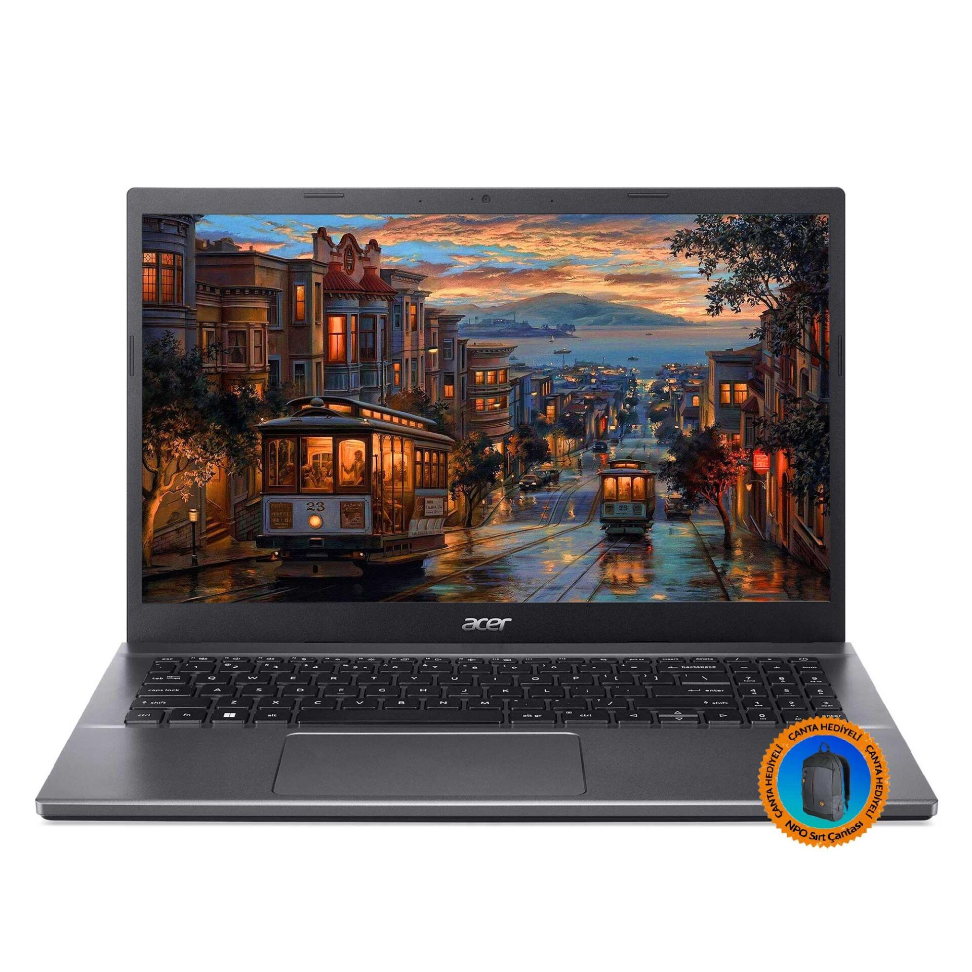 Acer Aspire 5 A515-57-525E NX.KN3EY.003A13 i5-12450H 64GB 512SSD+1TBSSD 15.6'' FullHD FreeDOS Taşınabilir Bilgisayar-CNT014