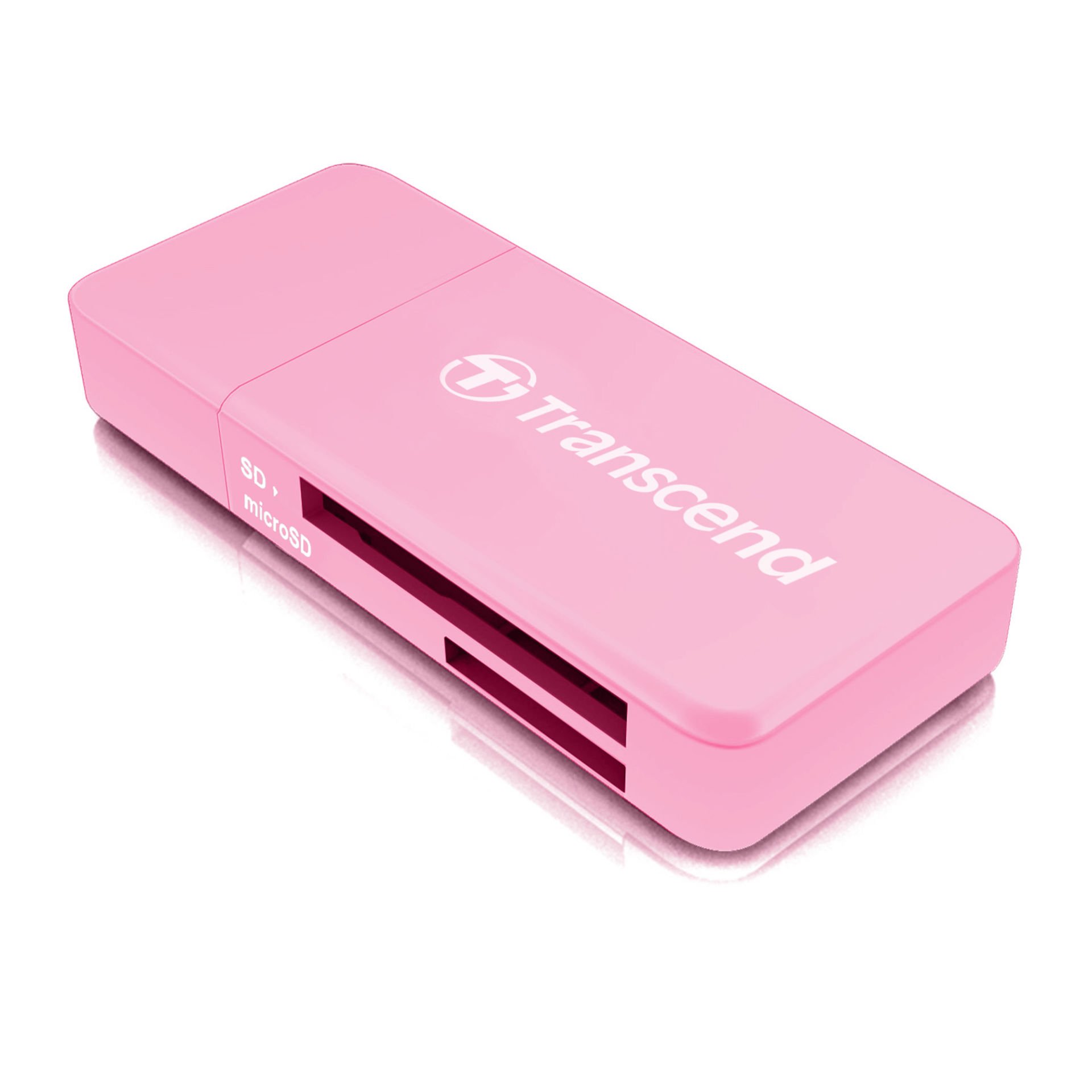 Transcend TS-RDF5R SD/microSD USB 3.1 Kart Okuyucu Pembe